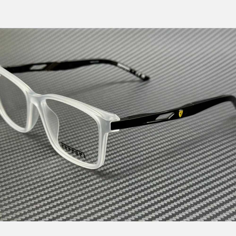 FERRARI Crystal Men's 57 mm Eyeglasses